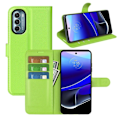 Miniatyrbillede 2 af 2: Klassisk Motorola Moto G (2022) flip etui - Grøn Green