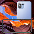 Pikkukuva 2 / 2: Xiaomi Mi 11 Lite 5G / Mi 11 Lite 9H karkaistu lasi kameran linssin suojus Transparent