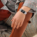 Miniatyrbild 2 av 2: Fitbit Charge 3 klockarmband i äkta läder från cowhide - Lila Lila