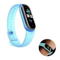 Miniatyrbillede 1 af 2: Xiaomi Mi Band 5 simple silikone urrem - Blå Blue