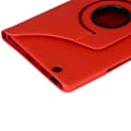 Miniatyrbillede 2 af 2: Huawei MediaPad M3 beskyttende læder-etui - Rød Red