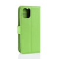 Miniatyrbillede 2 af 2: Alpha iPhone 11 Pro Max læder flip etui - Grøn Green