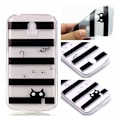 Miniatyrbild 1 av 2: Nokia 1 mobilskal skyddande TPU material mönster - Randig Grön