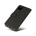 Pikkukuva 2 / 2: Teksturoitu nahkakotelo hihnalla Google Pixel 5a - Musta Black