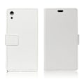 Miniatyrbillede 1 af 2: Sony Xperia XA1 holdbart læder-etui - Hvid White