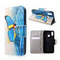 Miniatyrbild 1 av 2: Butterfly läder Huawei P20 Lite fodral - Flerfärgad multifärg
