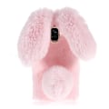 Miniatyrbillede 1 af 2: Samsung Galaxy A8 (2018) blød warm Kanin TPU etui - Pink Pink