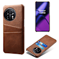 Miniatyrbild 1 av 4: Dual Card Fodral OnePlus 11 - Brun Brun