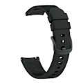 Miniatyrbillede 2 af 2: Samsung Galaxy Watch twill silikone Urrem - Sort Black