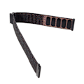 Miniatyrbillede 2 af 2: Universal nylonrem med velcro - sort Black