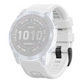 Miniatyrbillede 1 af 2: Garmin Fenix 7X silikoneurrem med spænde - Hvid White
