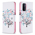 Miniatyrbillede 1 af 2: Wonderland Oppo A54 5G / A74 5g / A93 5g Flip Etui - Blomst Træ Pink