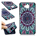 Pikkukuva 1 / 2: Huawei Y6 (2017) retrotyylinen suojakuori - Abstrakti kuvio Multicolor