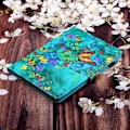Miniatyrbillede 2 af 2: Lenovo Tab M10 / M10 FHD Plus Cool Mønster Læder Etui - Sommerfugle Multicolor