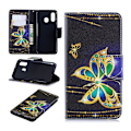 Miniatyrbild 1 av 2: Butterfly läder Samsung Galaxy A40 fodral - Flerfärgad multifärg