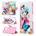 Miniatyrbillede 1 af 2: Wonderland Samsung Galaxy A71 etui – Sommerfugle Multicolor