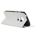 Miniatyrbillede 2 af 2: Crazy Horse Motorola Moto G7 Play læder flip etui - Hvid White