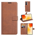 Pikkukuva 2 / 2: Lompakko Nahkakotelo For Vivo X70 Pro - Vaalean Ruskea Brown
