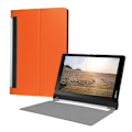Miniatyrbild 1 av 2: Lenovo Tab 3 Plus 10 PU-flipfodral i läder - Orange Orange