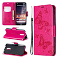 Miniatyrbild 1 av 2: Butterfly läder Nokia 3.2 fodral - Rosa Rosa
