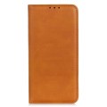 Miniatyrbillede 3 af 6: Flip Etui med Pung i Ægte Læder til Samsung Galaxy A54 - Brun Brown