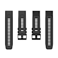 Miniatyrbillede 2 af 2: Garmin Fenix 7X urrem i silikone - Sort Black