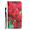 Pikkukuva 2 / 2: Wonderland Samsung Galaxy A22 5G Läppäkotelo - Tulip Red