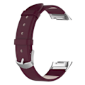 Miniatyrbild 1 av 2: Fitbit Charge 5 klockarmband i äkta läder - Vinröd Röd
