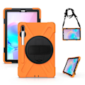 Miniatyrbillede 1 af 2: Samsung Galaxy Tab S6 X-Formet holdbart etui - Orange Orange