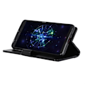 Miniatyrbillede 2 af 2: Crazy Horse iPhone Xs Max magnetisk flip etui i læder - Sort Black