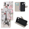 Pikkukuva 1 / 2: Wonderland Samsung Galaxy A20e kotelot - Eiffel Torni Silver grey