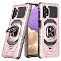 Miniatyrbild 1 av 6: Slitstarkt hårdplastskal med mjuk insida och kickstand för Samsung Galaxy M32 5G / A32 5G - Roséguld Rosa