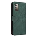 Miniatyrbillede 2 af 2: Tekstureret Læder Etui med Strop TilNokia G11 / G21 - Grøn Green