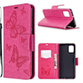 Miniatyrbild 1 av 2: Butterfly läder Samsung Galaxy A31 fodral - Rosa Rosa