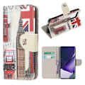 Pikkukuva 1 / 2: Wonderland Samsung Galaxy Note 20 Ultra flip kuoret - Big Ben Multicolor