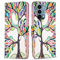 Pikkukuva 1 / 2: Wonderland OnePlus Nord N200 5G flip kuoret - Elämän Puu Multicolor
