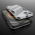 Miniatyrbillede 2 af 2: Kickstand Hybrid Dual Layer Hard Bumpresistent Soft Flexible stødsikkert Protective Case iPhone 13 6,1 tommer - Hvid White