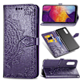 Miniatyrbillede 1 af 2: Mandala Samsung Galaxy A50 Flip etui - Lilla Purple