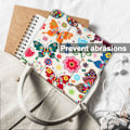 Miniatyrbillede 3 af 6: Tri-fold stander etui iPad 10.9 (2022) Pattern Printing Anti-fall Anti-wear Folio Flip Vegansk Læder Tablet Cover - Sommerfugl Multicolor