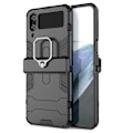 Miniatyrbillede 1 af 2: Ring Guard Case Samsung Galaxy Z Flip4 - Sort Black