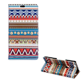 Miniatyrbillede 1 af 2: Moberg Google Nexus 6P Læder Etui - Geometrisk Figur Multicolor
