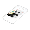 Miniatyrbillede 2 af 2: Samsung Galaxy J4 (2018) mønstret gele etui - Panda Holder en Flaske Multicolor