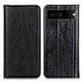Pikkukuva 1 / 2: Aito nahkakotelo magneettisuljuksella Google Pixel 7 - Musta Black