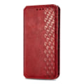Pikkukuva 2 / 6: Nahkakotelo With A Stylish Rhombus Imprint For Sony Xperia 1 IV - Punainen Red
