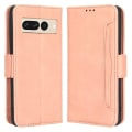 Miniatyrbillede 1 af 6: Stilfuldt Læder Etui med Pung til Google Pixel 7 Pro - Lyserød Pink