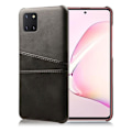 Miniatyrbillede 1 af 2: Dual Card Cover - Samsung Galaxy Note 10 Lite - Sort Black