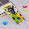 Miniatyrbillede 2 af 2: Huawei P20 Pro mobiletui i silikone- og plastik med selvlysende mønster - Ugle og drømmefanger Multicolor