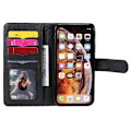 Pikkukuva 2 / 2: 10-slot Lompakko Suojakotelo For iPhone Xr - Musta Black