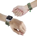 Miniatyrbillede 2 af 2: Apple Watch Series 8 (45mm) / Watch Ultra bodhi med søde dekorationer i perlestil - Grøn Green
