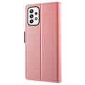 Pikkukuva 2 / 2: Phone Suojakotelo With Make-up Mirror And Slick Design For Samsung Galaxy M32 5G / A32 5g - Ruusukulta Pink